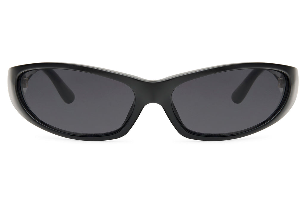 lunettes techno - noires brillantes